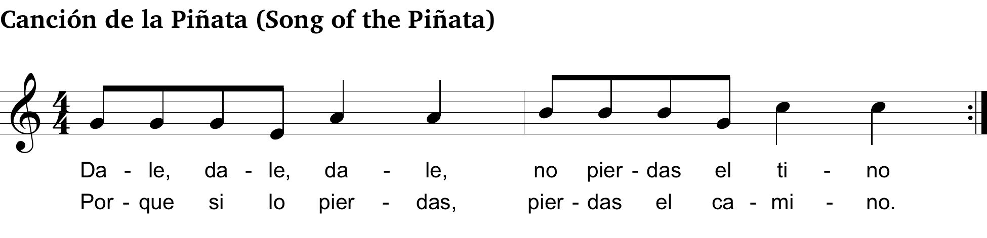 Song of the Piñata